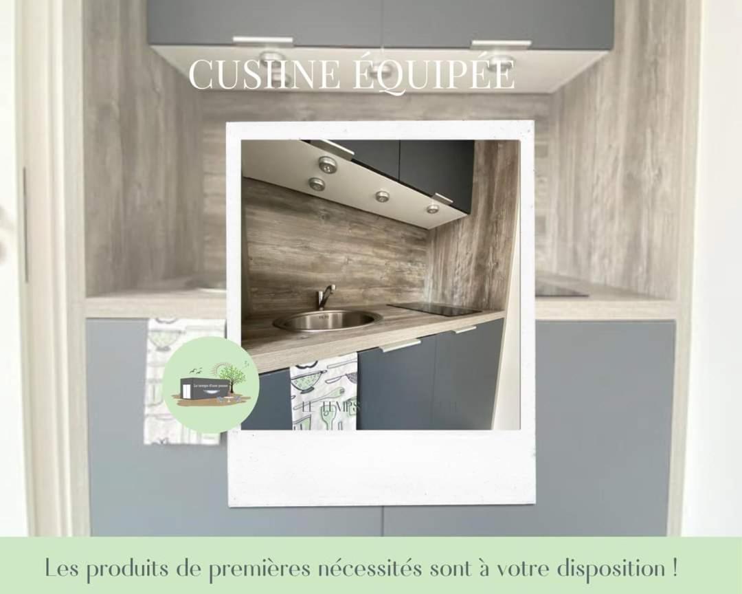 Studio De Jardin "Le Temps D Une Pause" Jusqu'A 4 Personnes En Face Du Beaujolais - Climatisation Et Borne Recharge Vehicule Electrique Montmerle-sur-Saone Exterior photo